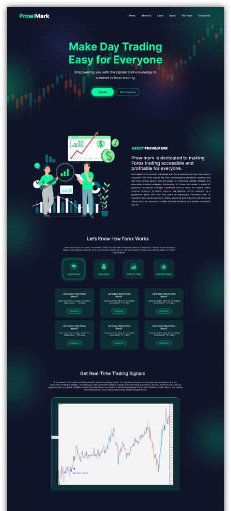 طراحی سایت آموزشی ProwlMark
